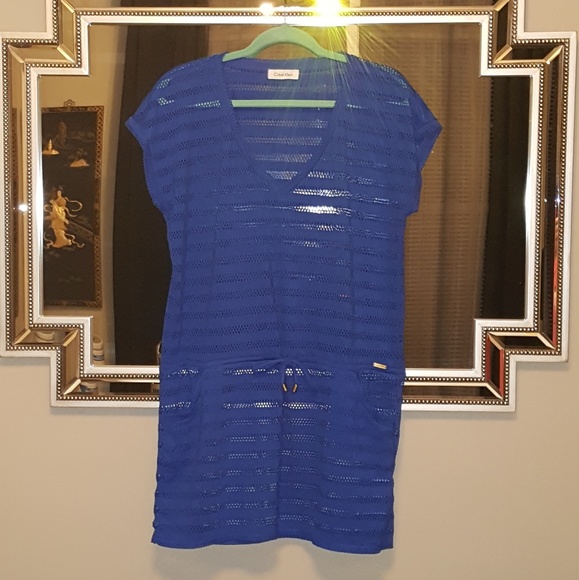 Calvin Klein Bathing Suit Cover Up Size L - Picture 1 of 4